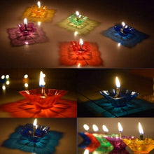 Candle Cup with Multi Shape (Multicolor) (12 Pcs Set)