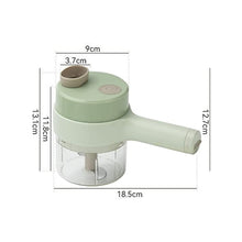 4 in 1 Electric Handheld Cooking Hammer Vegetable Cutter Set Electric Food Chopper Multifunction Vegetable Fruit Slicer