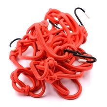 Heavy-Duty Elastic Bungee Cargo Net Mesh Holder - 4 Adjustable Hooks for Motorcycle Tank and Helmet, Octopus Holder for Backpacks and Helmets