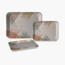 Serving Tray Set (Pack of 3 Pcs) (Small, Medium, Large) (Multicolour)