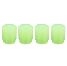 Tyre Valve Caps Luminous Glow Car Tire Valve Cap Covers vaal cap (4 Pcs Set)