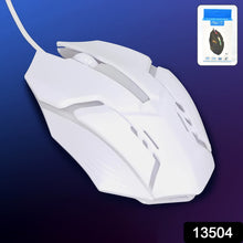USB Wired Mouse, Gaming Mouse Colorful / Lighting Luminous (1 Pc / Wihte)