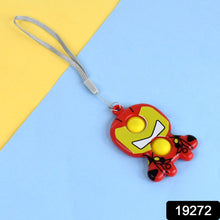 Creative Cartoon Style Mini Push Pop Bubble Keychain (1 Pc)