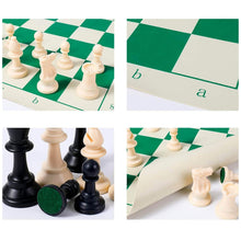 Small Premium Portable Chess Set Plastic Chess Pieces (1 Set)
