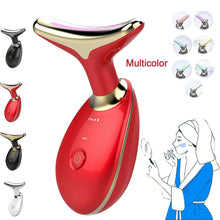 Electric Face Massager Wrinkle Remover LED Photon Face Beauty Device (1 Pc / Plastic)
