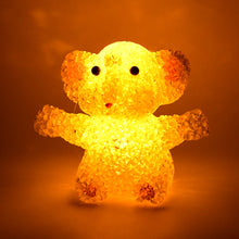 Cartoon Shape Crystal LED Night Light Lamp – Cute Glowing Animal Decorative Light (1 Pc)