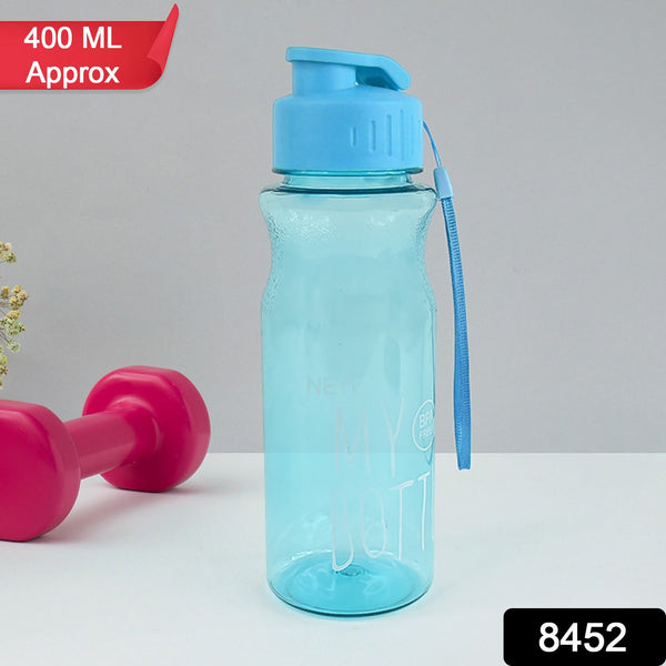 BPA-Free Plastic Sports Water Bottle (Approx. 400 ML / 1 Pc)