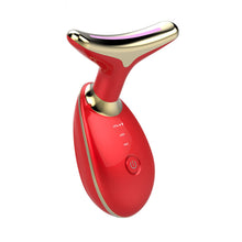 Electric Face Massager Wrinkle Remover LED Photon Face Beauty Device (1 Pc / Plastic)