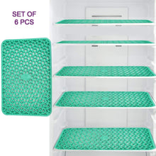 Waterproof PVC Fridge Drawer Mats Set of 6