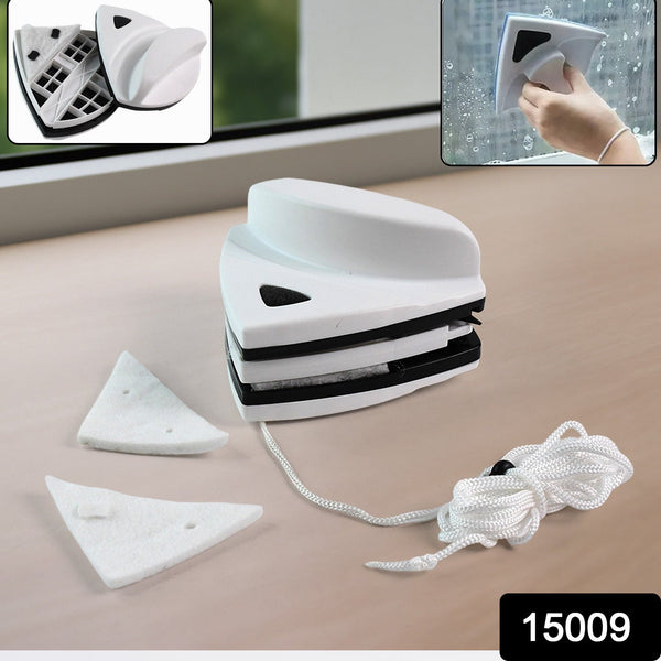 DOUBLE FACE GLASS CLEANER WINDOW SQUEEGEE, MAGNETIC WINDOW WASHING EQUIPMENT