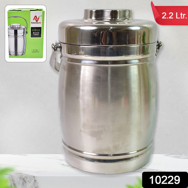 Stainless Steel Lunch Box, Insulated Lunch Box Double Vacuum‑Layer (2.2 Ltr.)