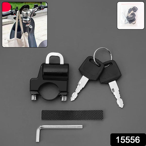Heavy-Duty Helmet Lock for Motorcycle