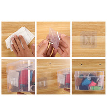 Adhesive Plastic Wall Hooks - Heavy Duty (1 Pair)