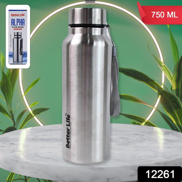 Stainless Steel Drink Water Bottle (750 ML)