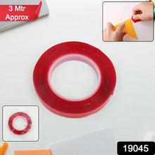 Heavy Duty Transparent Acrylic Foam Mounting Tape (3 Mtr Approx / 1 Pc)