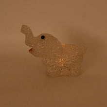 Dog Elephant Crystal LED Night Light Lamp – Cute Glowing Decorative Light (1 Pc)