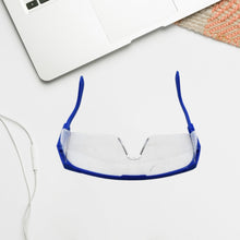 Safety Glasses Dust Wind Proof Eye Glasses UV Protection, Safety Goggles Eyewear Adjustable clear shooting eye protection eyewear clear glasses for men women lab goggles over glasses