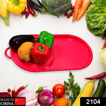Plastic Kitchen Chopping Board with Tray – Convenient for Food Prep and Storage