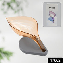 Plastic Leaf Shape Soap Box, Soap Holder (1 Pc / With Color Box)
