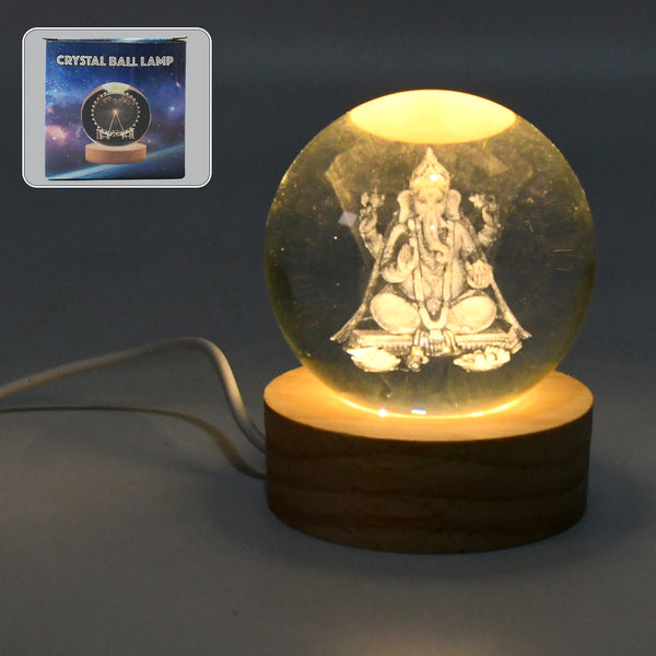 3D Crystal Ball lamps for Bedroom 3D Lamps for Home Decoration 3D Crystal Ball Night Light Gifts for Women Gifts for Men Room Decor Items for Bedroom for Friend and Family (1 Pc)
