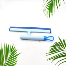 Glass Cleaning Wiper Window Cleaner, for Bathroom, Windows, and Car Glass, Window Mirror Scraper Brush with Soft Rubber