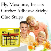 Fly, Mosquito & Insect Catcher Adhesive Sticky Glue Strips