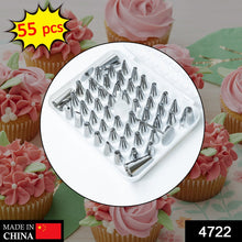 Cake Nozzle Set for Pastry Decorations (55-Piece)