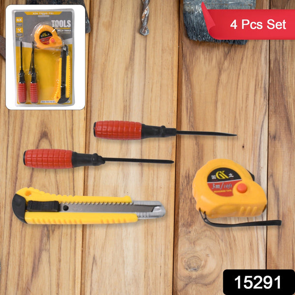 4 In 1 Hand Tool Kit Maintenance Repair Kits (1 Set)