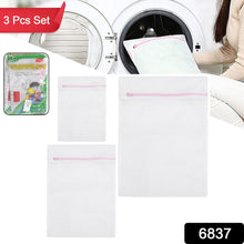Reusable and Durable Zip Mesh Laundry Bag 3 Different Size (3 Pcs Set)