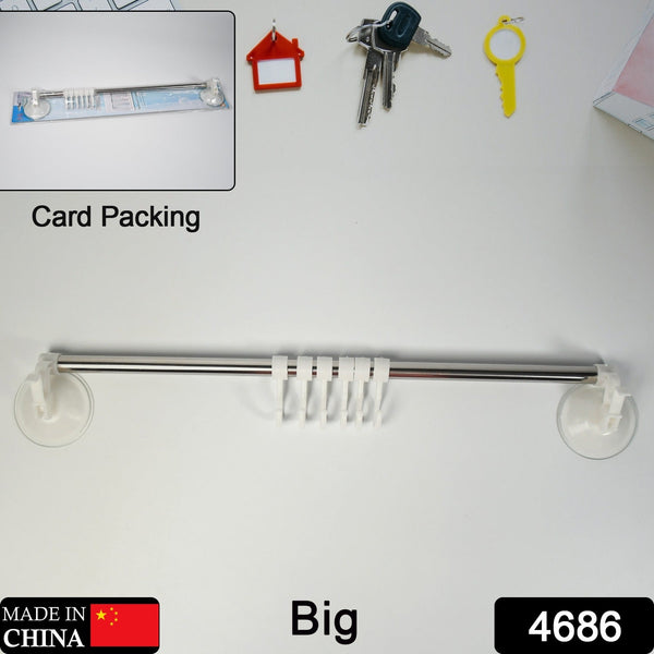 Towel Holder Suction Cup Towel Rack Stainless Steel Towel Bar Bathroom Kitchen Shelf Towel Rail Towel Holder