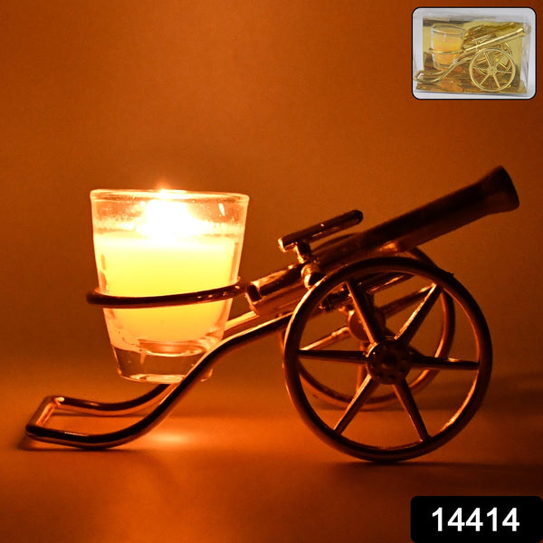 Top Cannon Tealight Holder / Candle Holder (1 Pc)