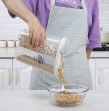 Kitchen Storage - Transparent Sealed Cans / Jars / Storage Box 4 Section