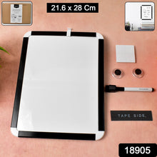 Magnetic White Board, Small Dry-Erase Board (21.6×28 Cm / 1 Set)