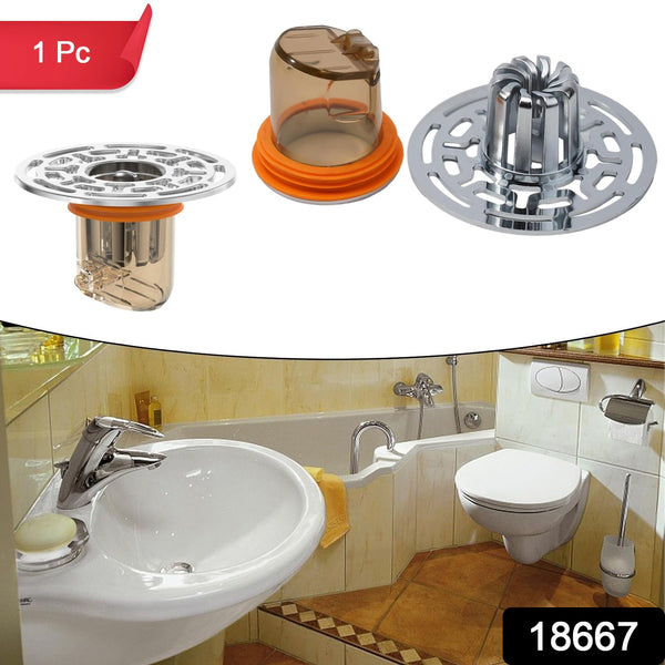 Shower Stopper, Anti-Odour Floor Drain Core with Filter Mesh (1 Pc)