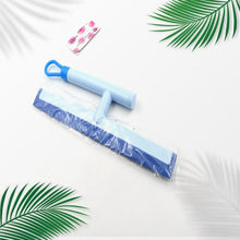 Glass Cleaning Wiper Window Cleaner, for Bathroom, Windows, and Car Glass, Window Mirror Scraper Brush with Soft Rubber