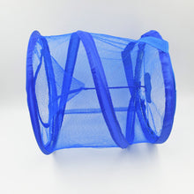 Mesh up Laundry Hamper, Foldable Portable Cylindrical Dirty Clothes Basket for Bedroom, Kids Room, College Dormitory and Travel