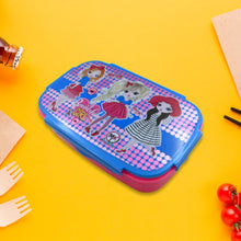 Cartoon Kids Lunch Box - Airtight Food Container with Spoon & Inner Compartment for School
