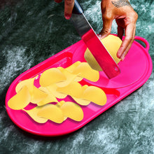Plastic Kitchen Chopping Board with Tray – Convenient for Food Prep and Storage