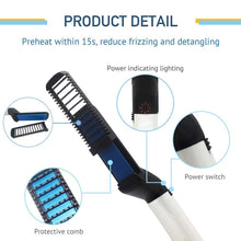 Men's Beard and Hair Curling Straightener (Modelling Comb), Hair accessories