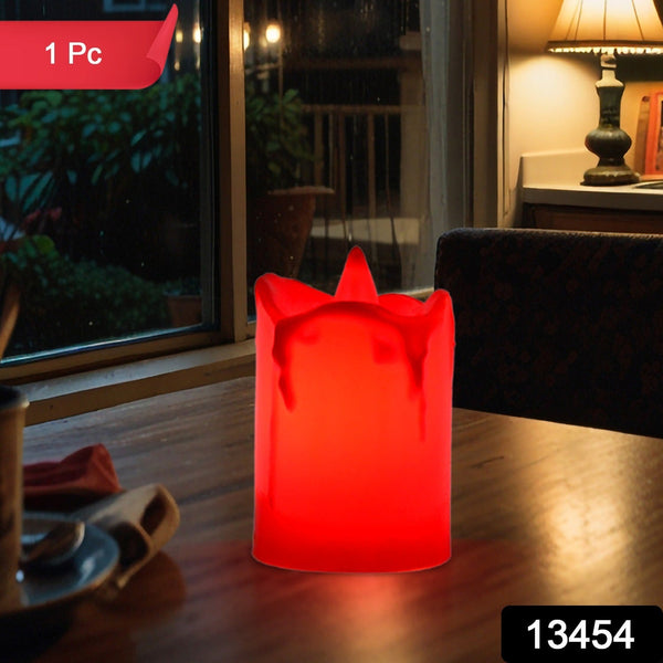 Flameless Melted Design Candles for Decoration (1 pc)