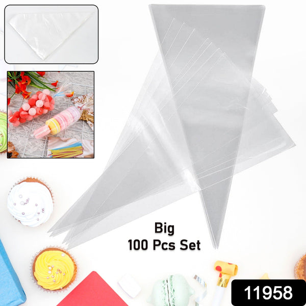 Disposable Piping Bags (100 Pcs Set / Big)