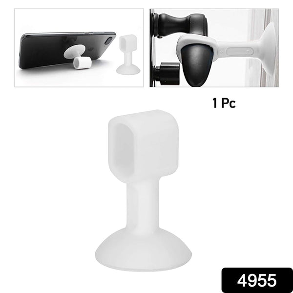 Self-Sucking Silicone Door Stopper (1 Pc / Mix Color)