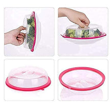Microwave Food Cover, Air-Tight Splatter Lid for Plates – Dishwasher Safe