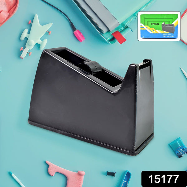 Plastic Tape Dispenser Cutter for Home Office use (1 pc / Big / Mix Color)