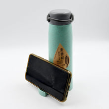 Creative Wheat Glass Water Bottle with Phone Holder (380ml, 80 Pc MOQ)