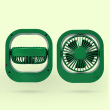 Portable USB Fan - Rechargeable, 2-Speed 180° Rotating Quiet Personal Fan for Travel, Car, and Outdoors (Battery Not Included)