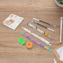 Cartoon Stationery Box Cartoon Design School Box Book , diary , Pen , Eraser, Sharpner , Sticker & Pen Refill Student Gift School box (1 box)