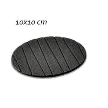 6 pcs Useful Round Shape Plain Silicone Cup Mat Coaster Drinking Tea Coffee Mug Wine Mat for Home