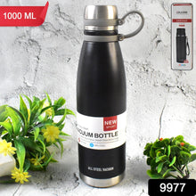 Stainless Steel Vaccum Insulation Water Bottle (1000ml Approx / Mix Design)