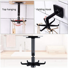 Rotatable hooks for hanging 360 (1 Pc / Black)